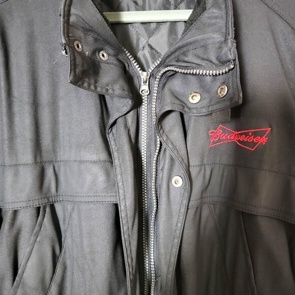 Weatherproof Garment Co Mens 3 in1 Jacket Sz XL Zip & Snap Budweiser Logo Black - Picture 5 of 16